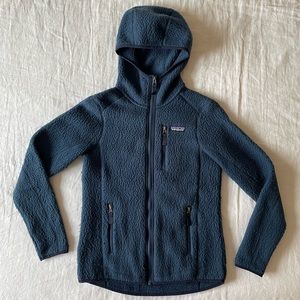 Women’s Patagonia Retro Pile Fleece zip up with hood